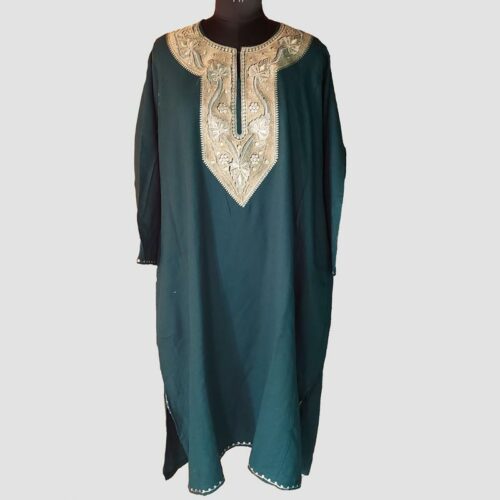 kashmiri green dress