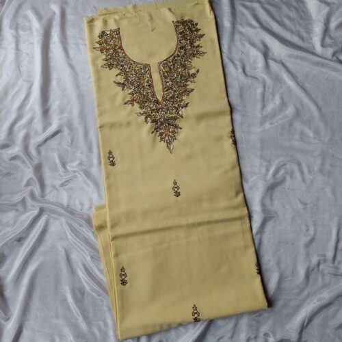 kashmiri sozni suit material