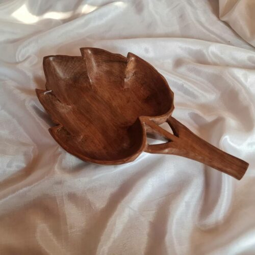 kashmiri walnut wood fruit bowl