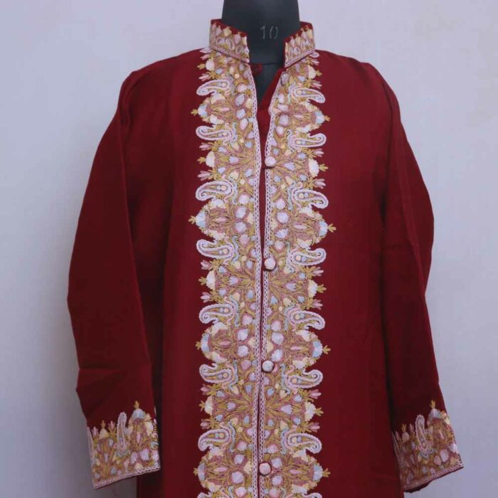 Kashmiri coat handwork20231116 07