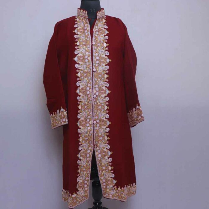 Kashmiri coat handwork20231116 08