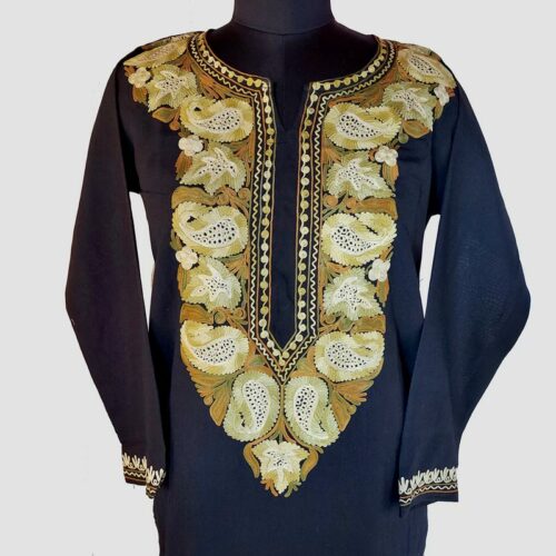 black badami kurta