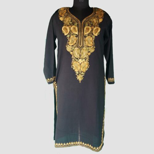 black summer kurta for gils