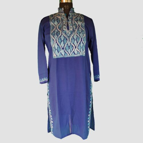 dark blue summer kurta