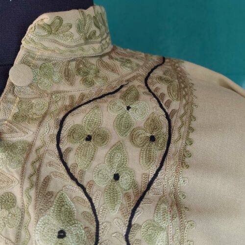 kashmiri aari work on summer clothes