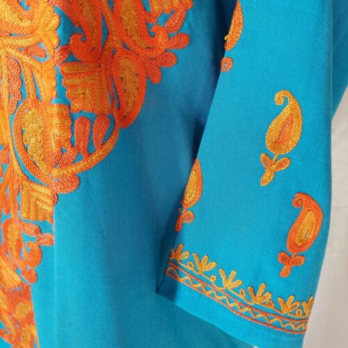 kashmiri emroidery on kurtas