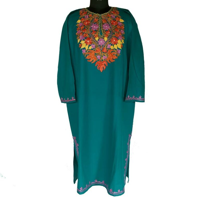 green kashmiri apparel