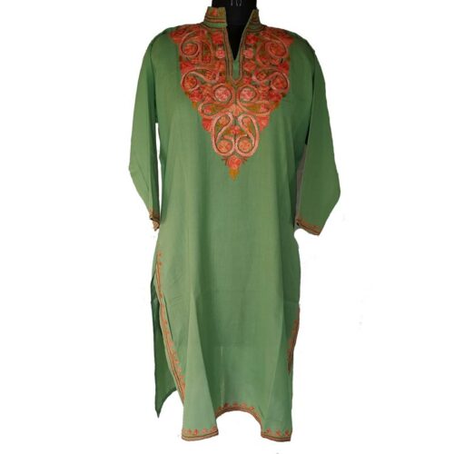 green summer kurti