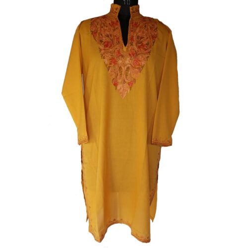 mustard summer kurta