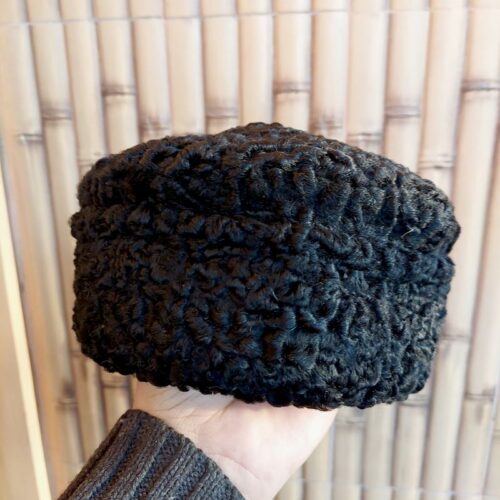 round russian karakul cap