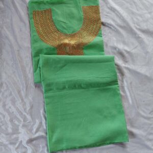 green tilla suit silk 2