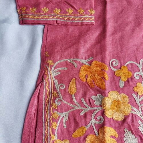 kashmiri kids kameez salwar aar work 12