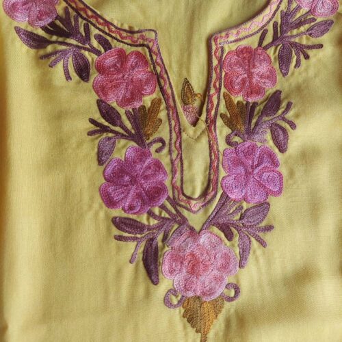 kashmiri kids kameez salwar aar work 21