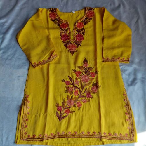 kashmiri kids kameez salwar aar work 58