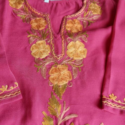 kashmiri kids kameez salwar aar work 73