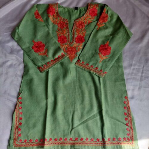 kashmiri kids kameez salwar aar work 85