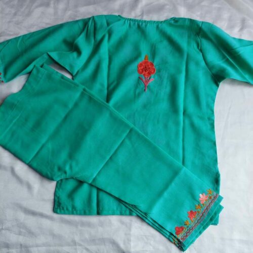 kashmiri kids kameez salwar aar work 9 rotated