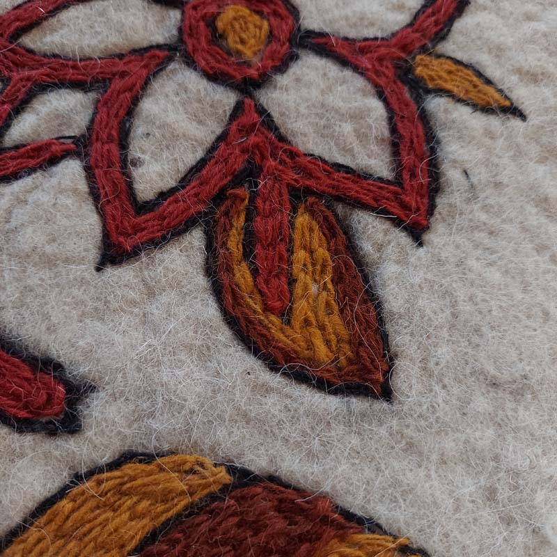butterly rug pure wool sheep 7