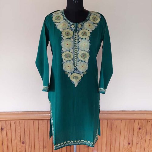 buy kashmiri emoridery kurti kurta top girl online 1