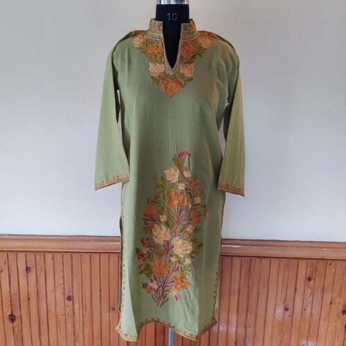 buy kashmiri emoridery kurti kurta top girl online 20