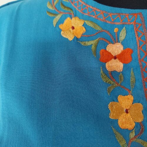 blue short kurta 2