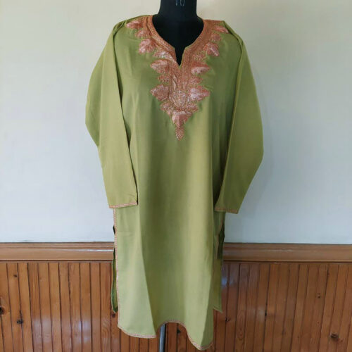 long green girls kurta