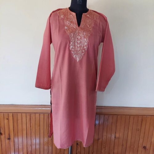 pink tilla kurta 2