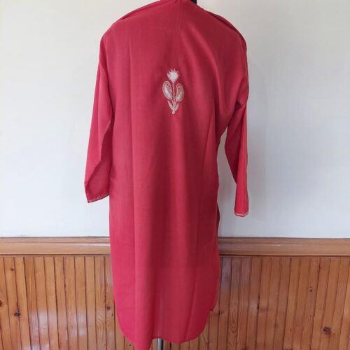 red summer kurta 5