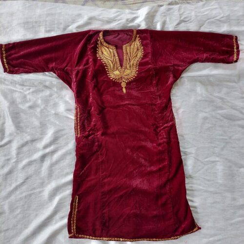 kids velvet tilla kashmiri phiran pheran online gyawun girls 40