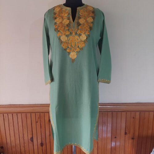 green kurta 3