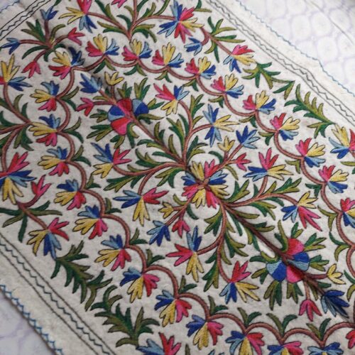 rectangle rug india kashmir boho etsy namda handmade trational 5