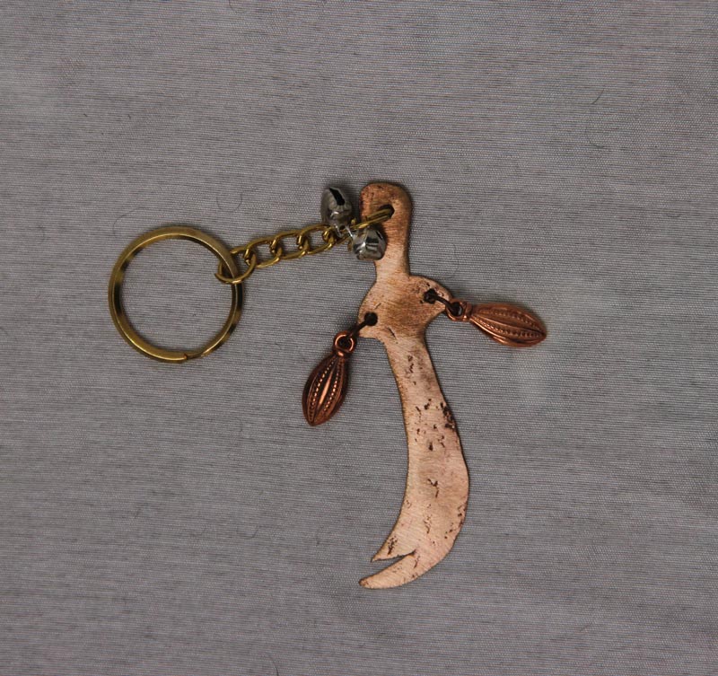 copper sword keychain