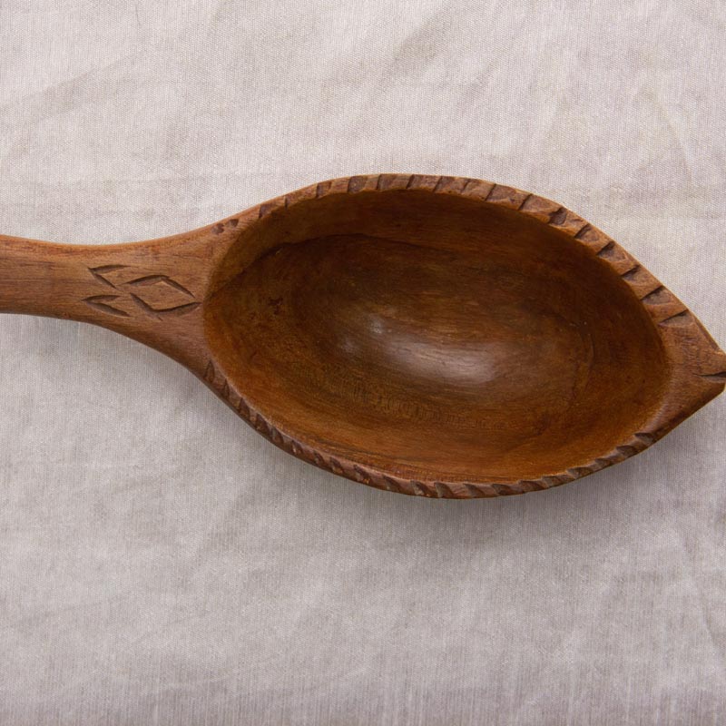 wooden scoop spoon 1