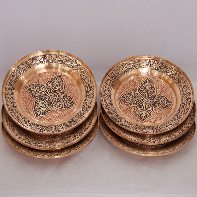 6 copper roti plates 2