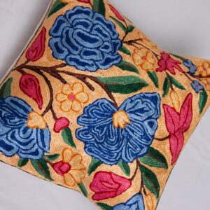 golden blue color pillow cover 2