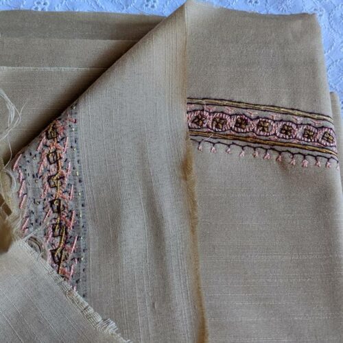 Khandress Male Light Brown Embroidery