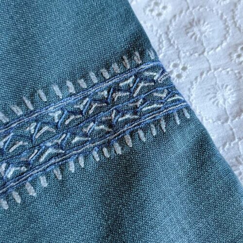 Khandress Teal Blue Unstitched