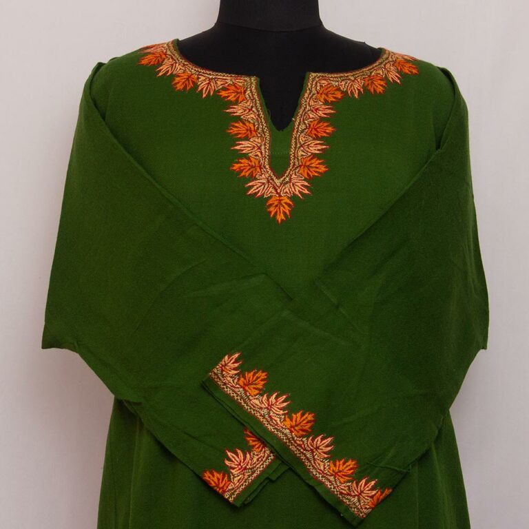 green raffal sozni phiran dress