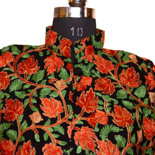 kashmiri winter long short coat aari silk wool cashmilon gyawun online 18
