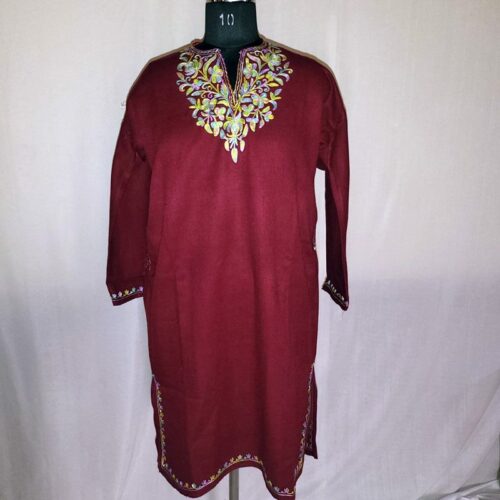 Kashmir Pheran 40 Maroon 2