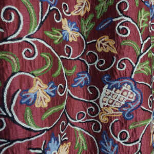 kashmiri curtain crewel silk lining handmade decor online long wedding 3