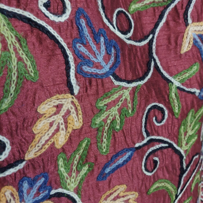 kashmiri curtain crewel silk lining handmade decor online long wedding 6