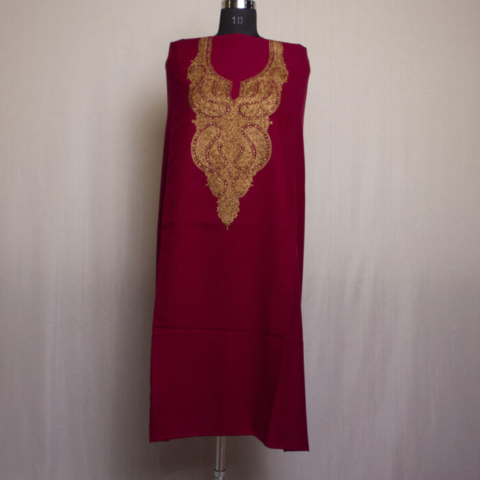 kashmiri embroidery summer dress online 1