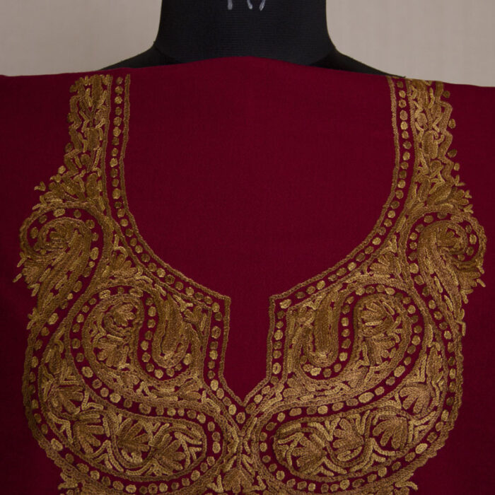 kashmiri embroidery summer dress online 2