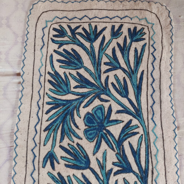 blue white runner rug namda 3