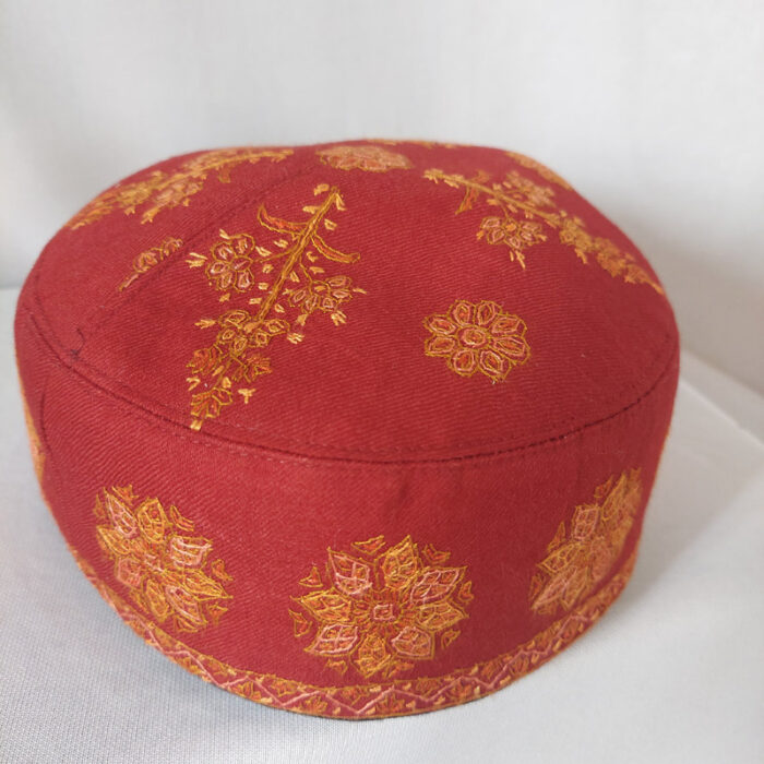 pure pashmina cap from kashmir jk handicraft religious gift headgear cultural nimaz 2