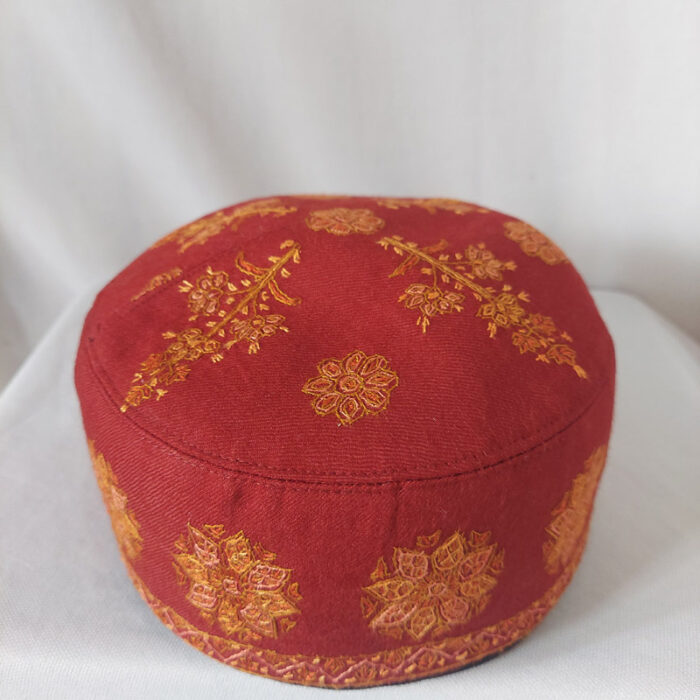 pure pashmina cap from kashmir jk handicraft religious gift headgear cultural nimaz 3