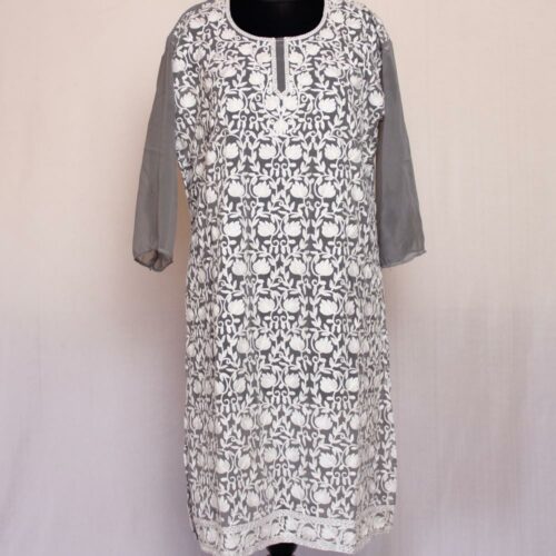 Georgette Aari Kurta 1