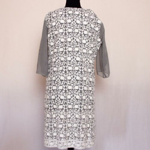 Georgette Aari Kurta 3