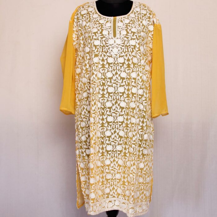 Georgette Aari Kurta 4